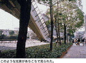 このような光景があちこちで見られた。